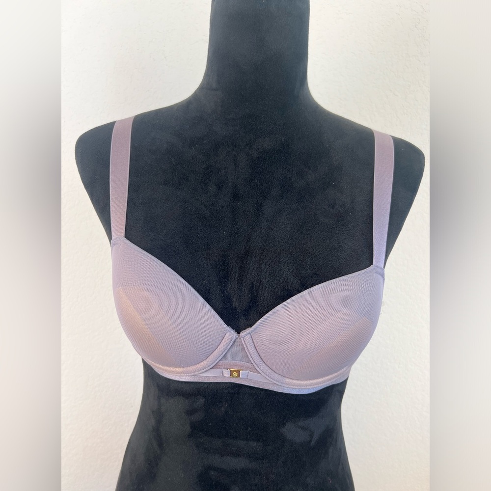 NWT: THIRDLOVE Ombre Mesh Demi Underwire Lined Demi Bra Size 34A